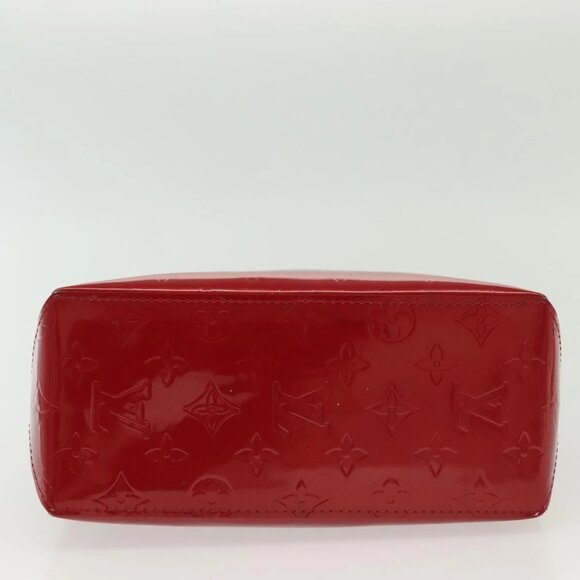 LOUIS VUITTON Monogram Vernis Reade PM Hand Bag Pomme D'amour - Picture 9 of 15